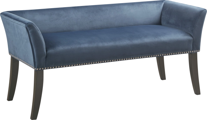 Rockglen Blue Accent Bench