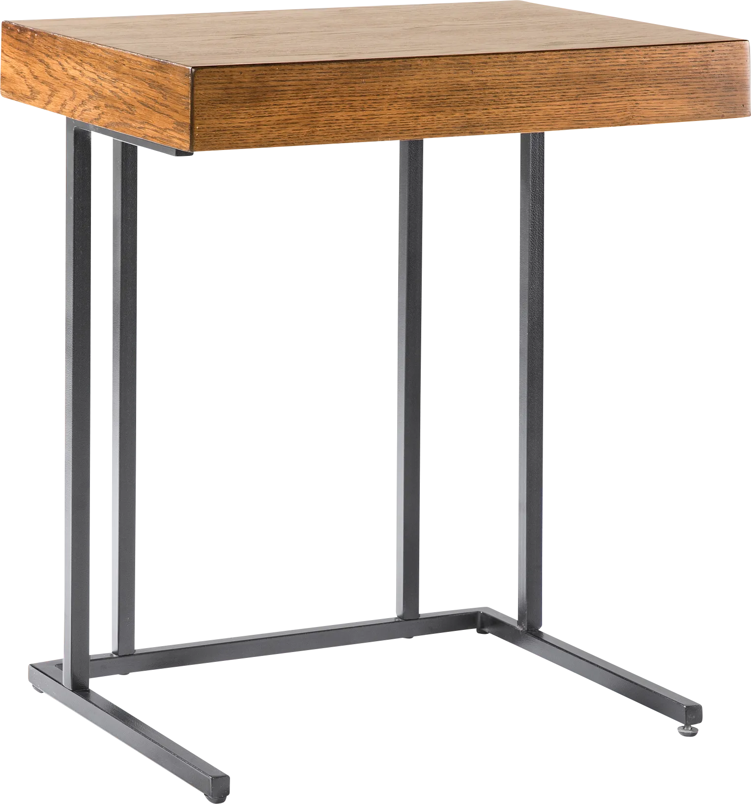 Silversmine Pecan Accent Table - Thumbnail - Image 1