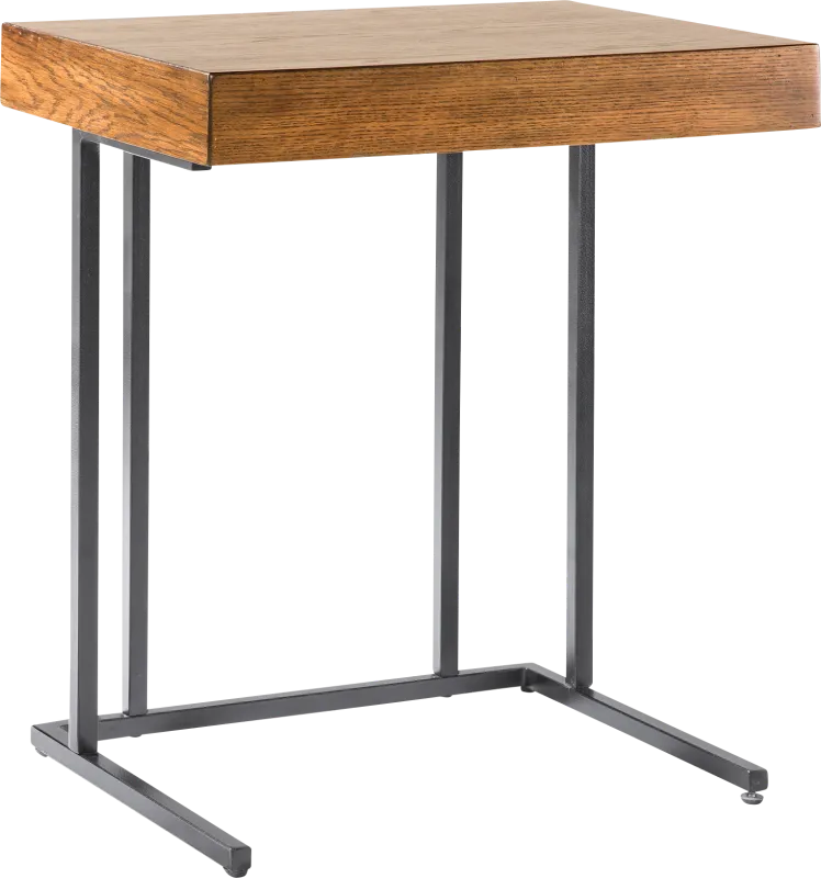 Silversmine Pecan Accent Table
