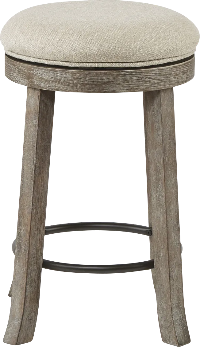 Scoregga Cream Counter Height Stool - Thumbnail - Image 1