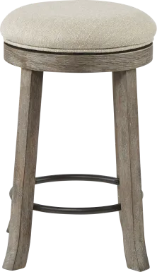 Scoregga Cream Counter Height Stool