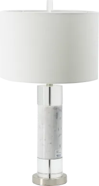 Palamino Shade White Lamp