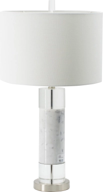 Palamino Shade White Lamp