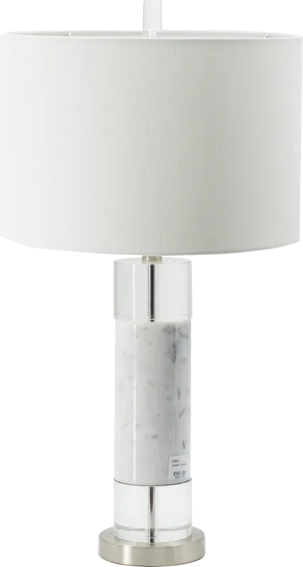 Palamino Shade White Lamp