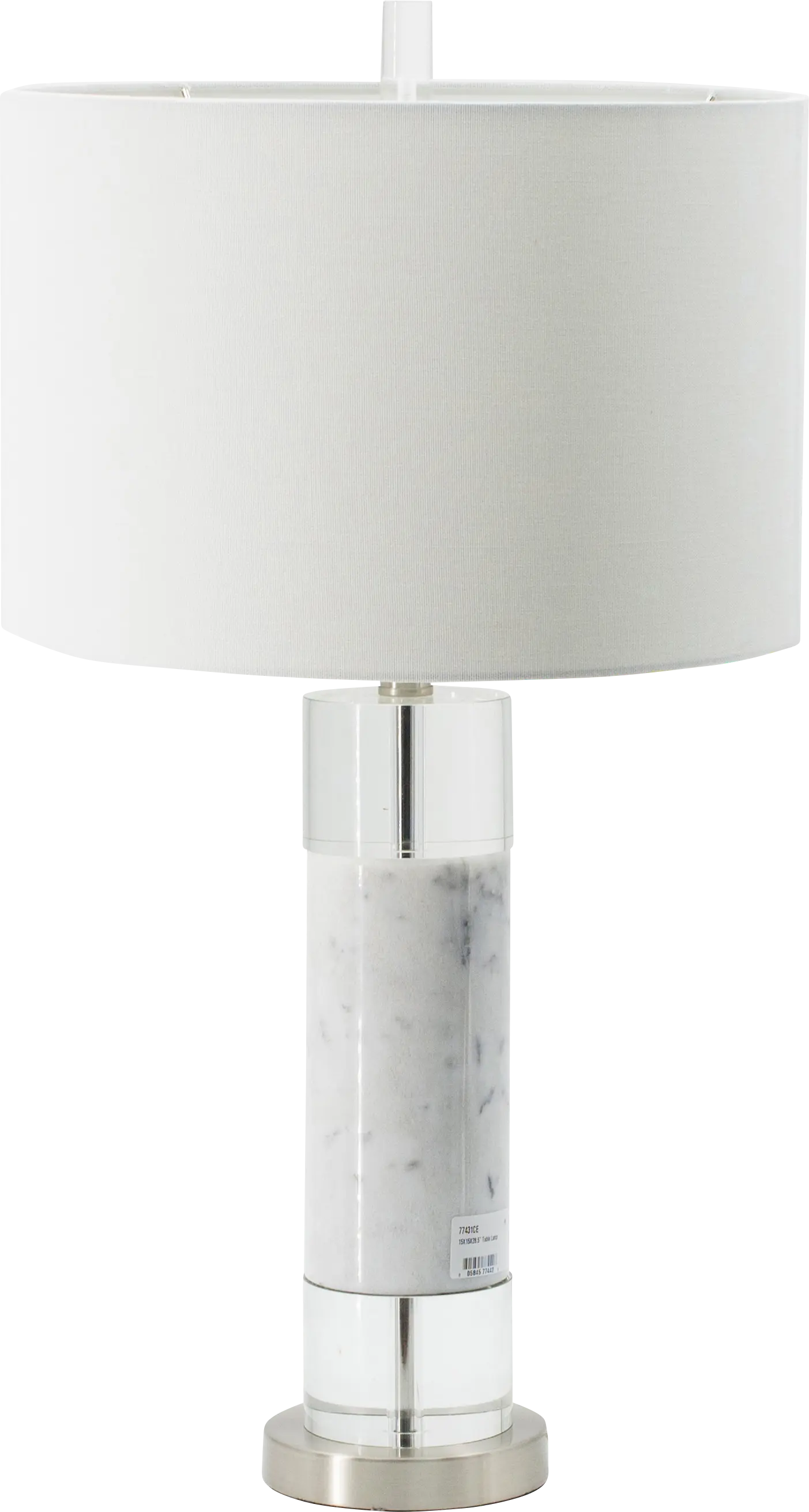 Palamino Shade White Lamp