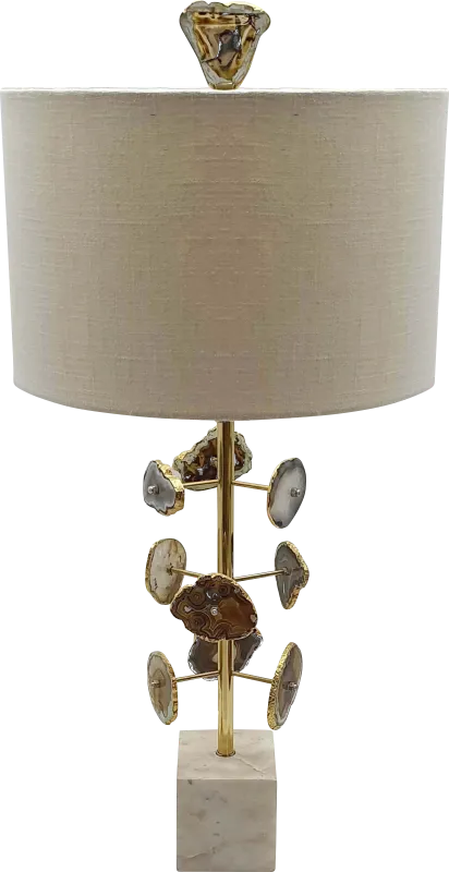 Zurline Hollow Brass Lamp