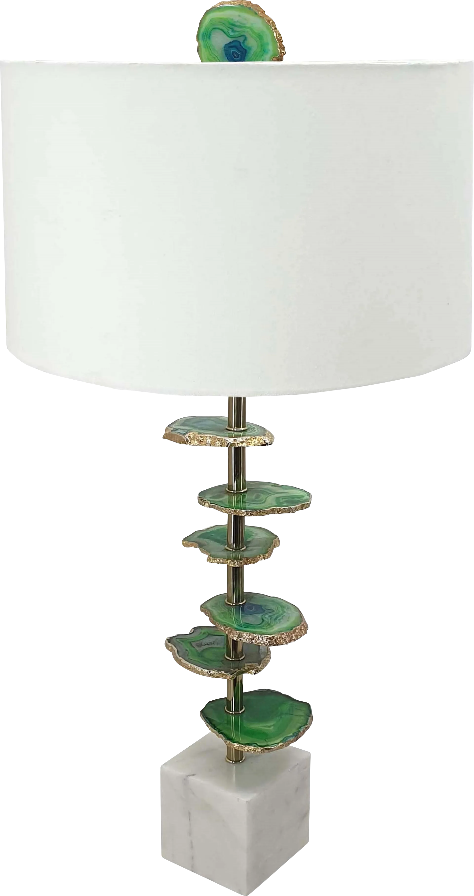 Jericho Boulevard Green Lamp - Image 1