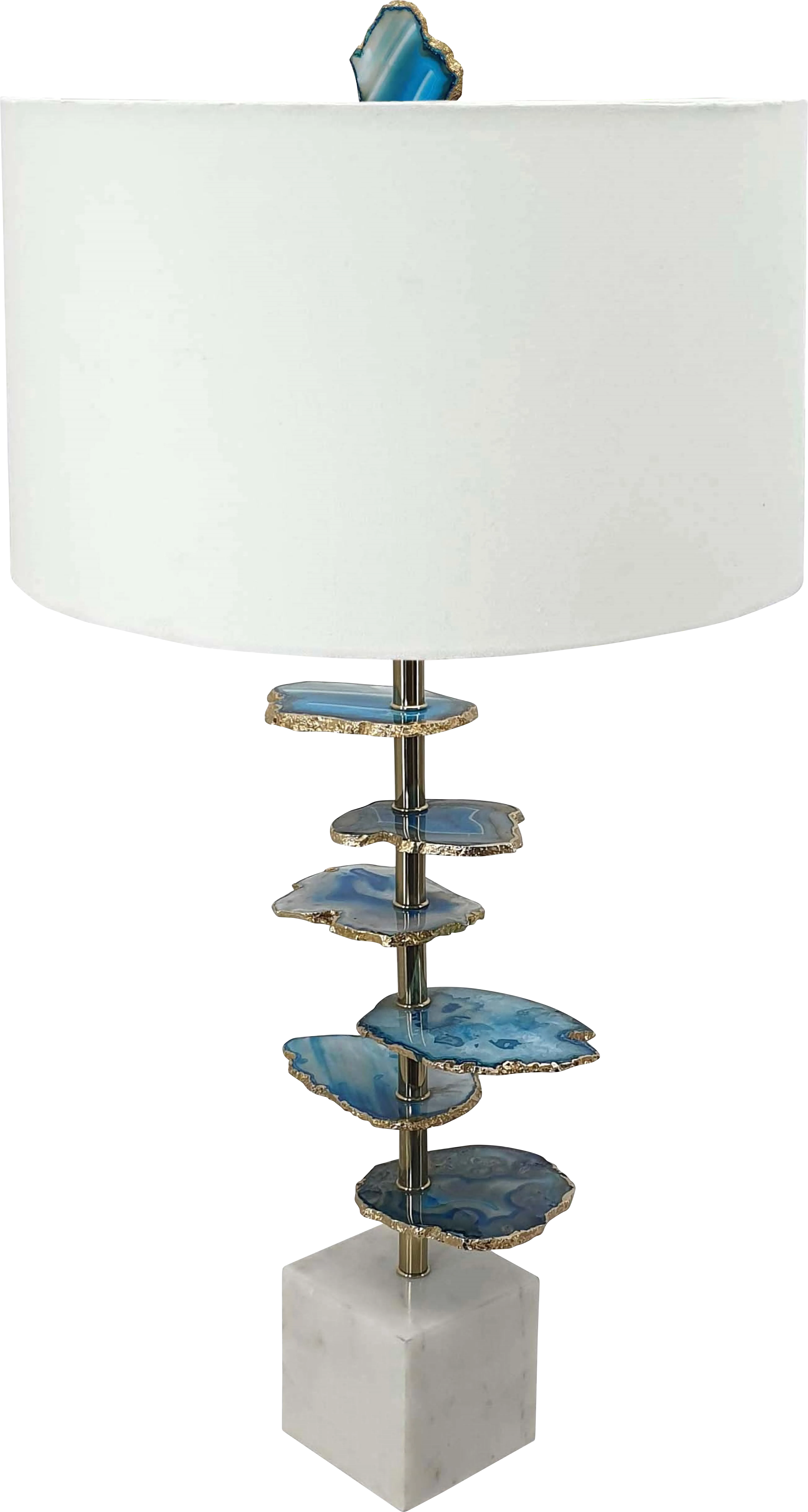 Jericho Boulevard Blue Lamp - Thumbnail - Image 1
