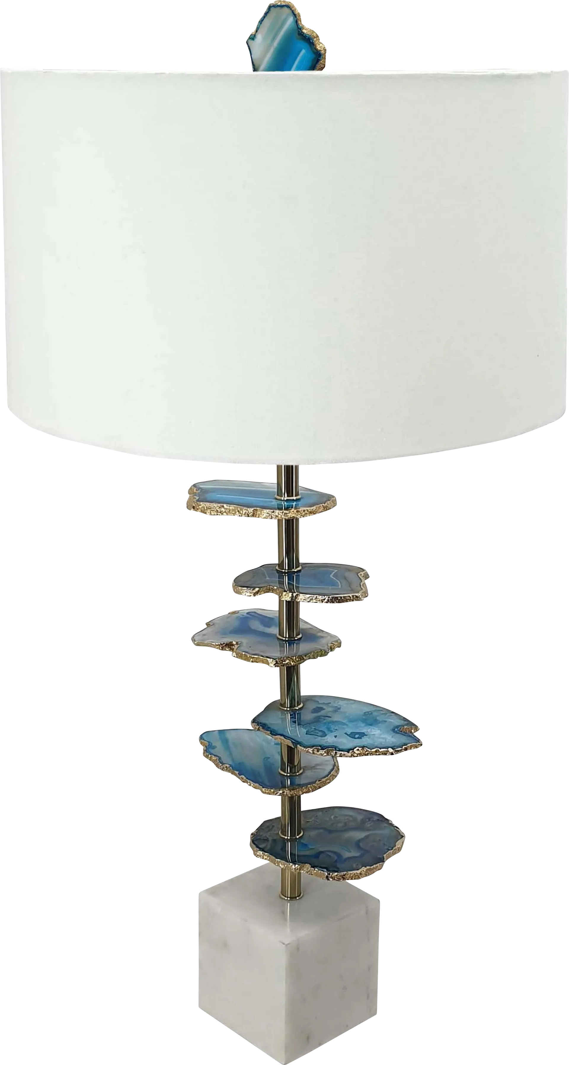 Jericho Boulevard Blue Lamp - Image 1