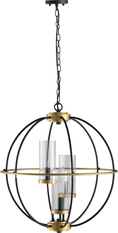 Edinburg Lane Black Chandelier