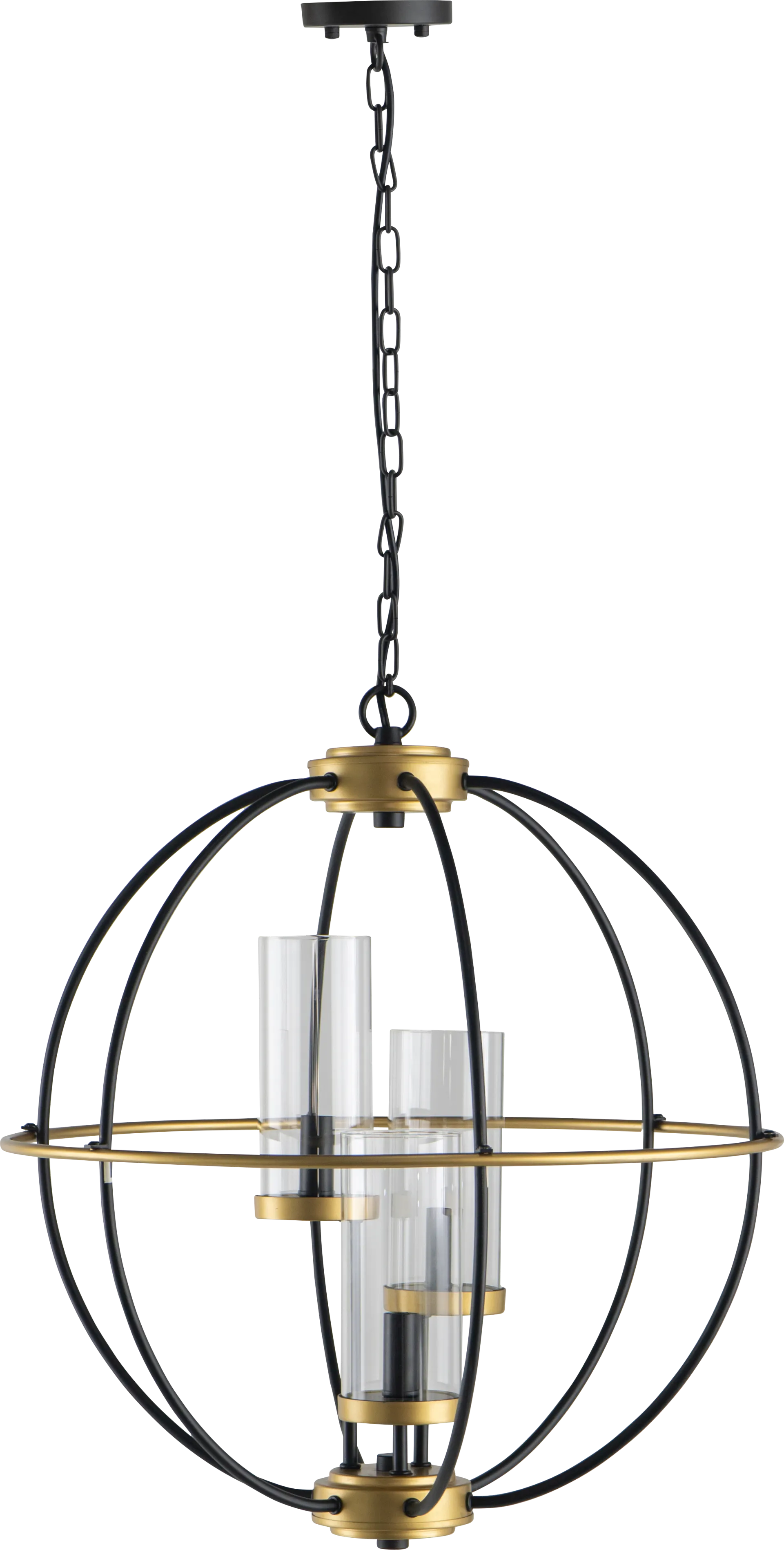 Edinburg Lane Black Chandelier - Image 1