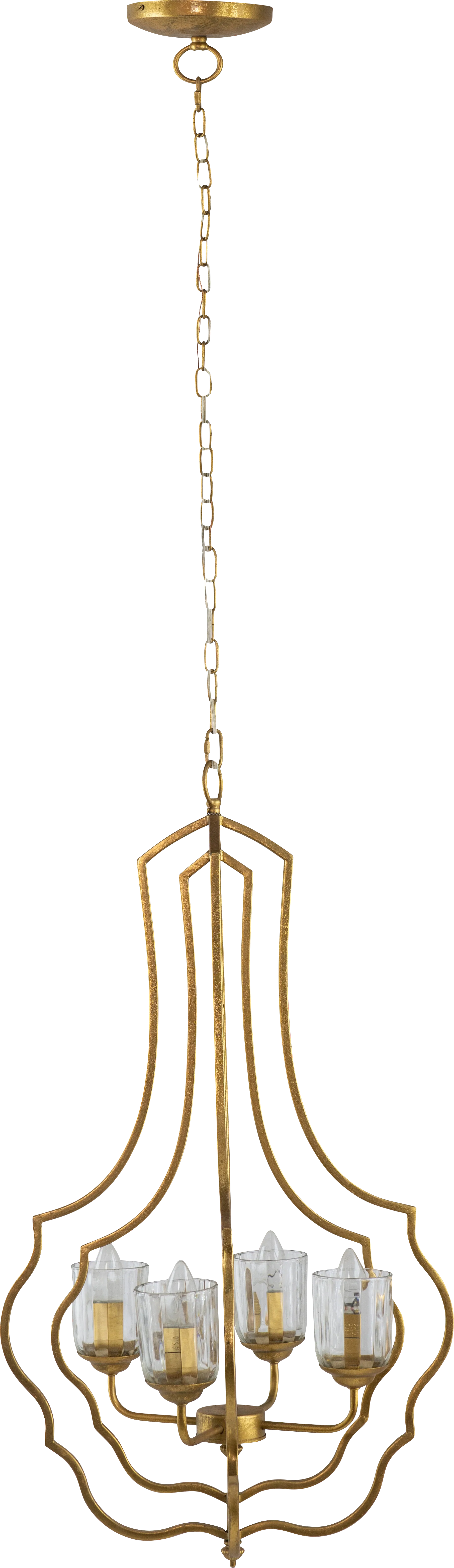 Galway Trail Gold Chandelier - Thumbnail - Image 1