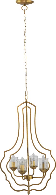 Galway Trail Gold Chandelier