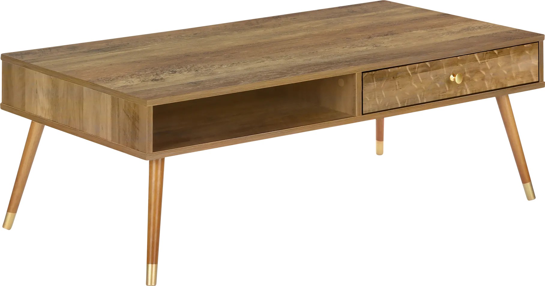 Pyrit Walnut Cocktail Table