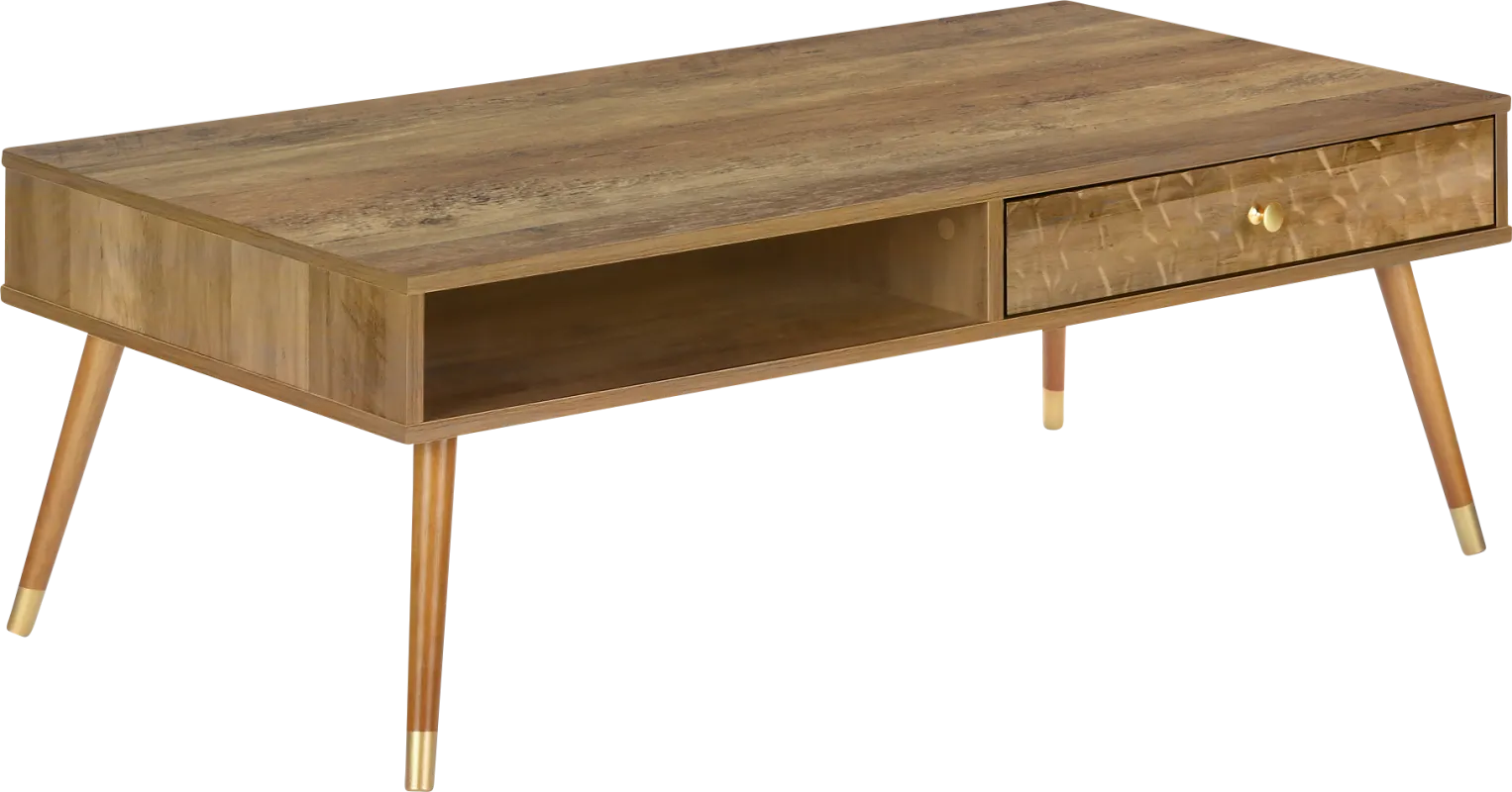 Pyrit Walnut Cocktail Table