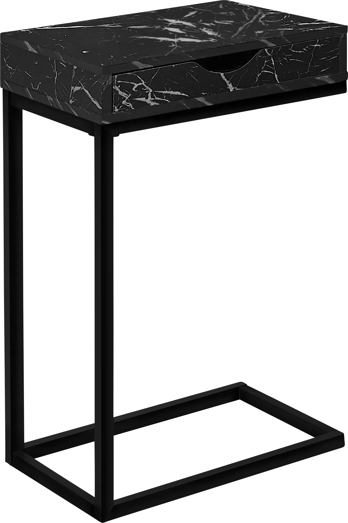 Yeaton Black Side Table - Thumbnail - Image 1