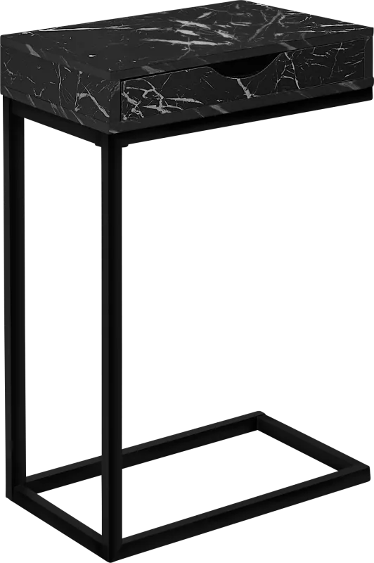 Yeaton Black Side Table