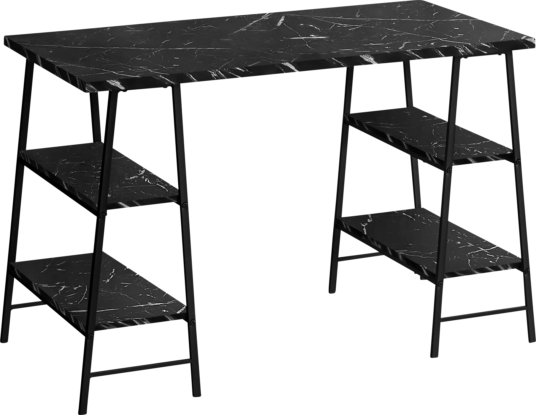 Aldersmeade Black Marble Desk - Thumbnail - Image 1