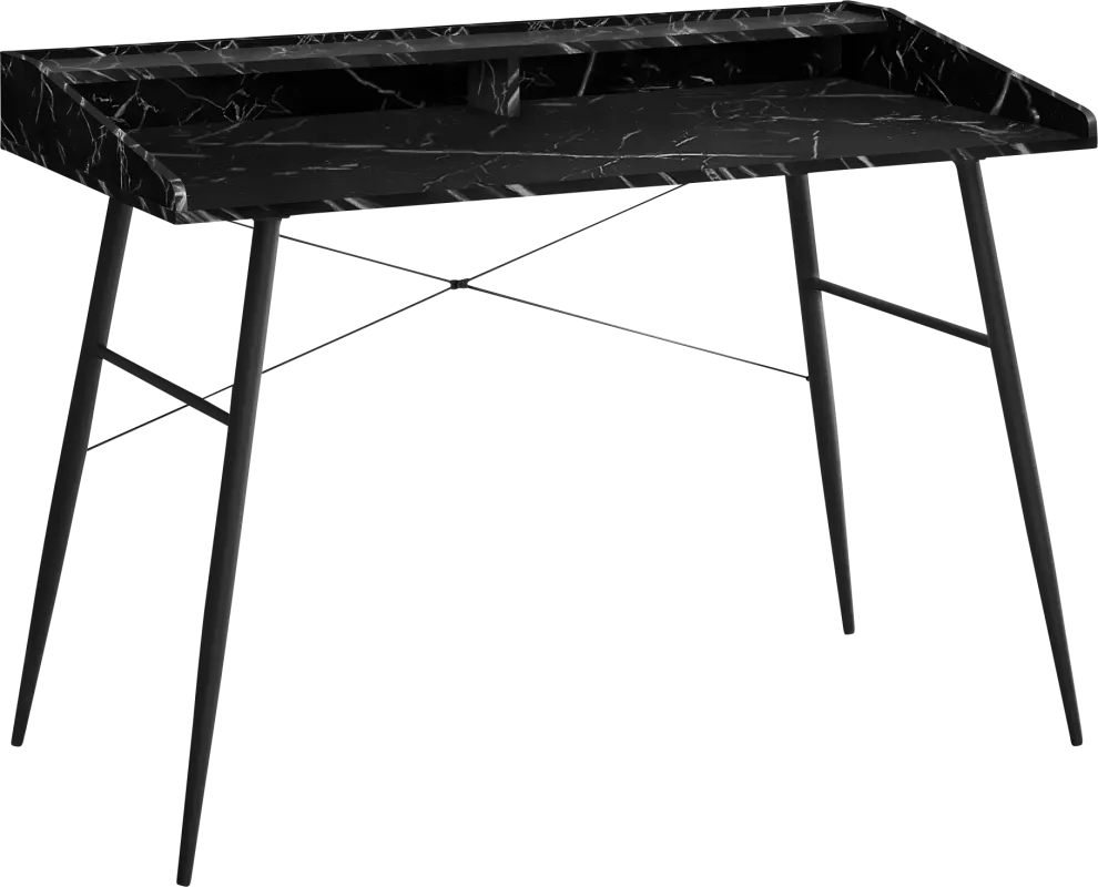 Lambright Black Marble Desk