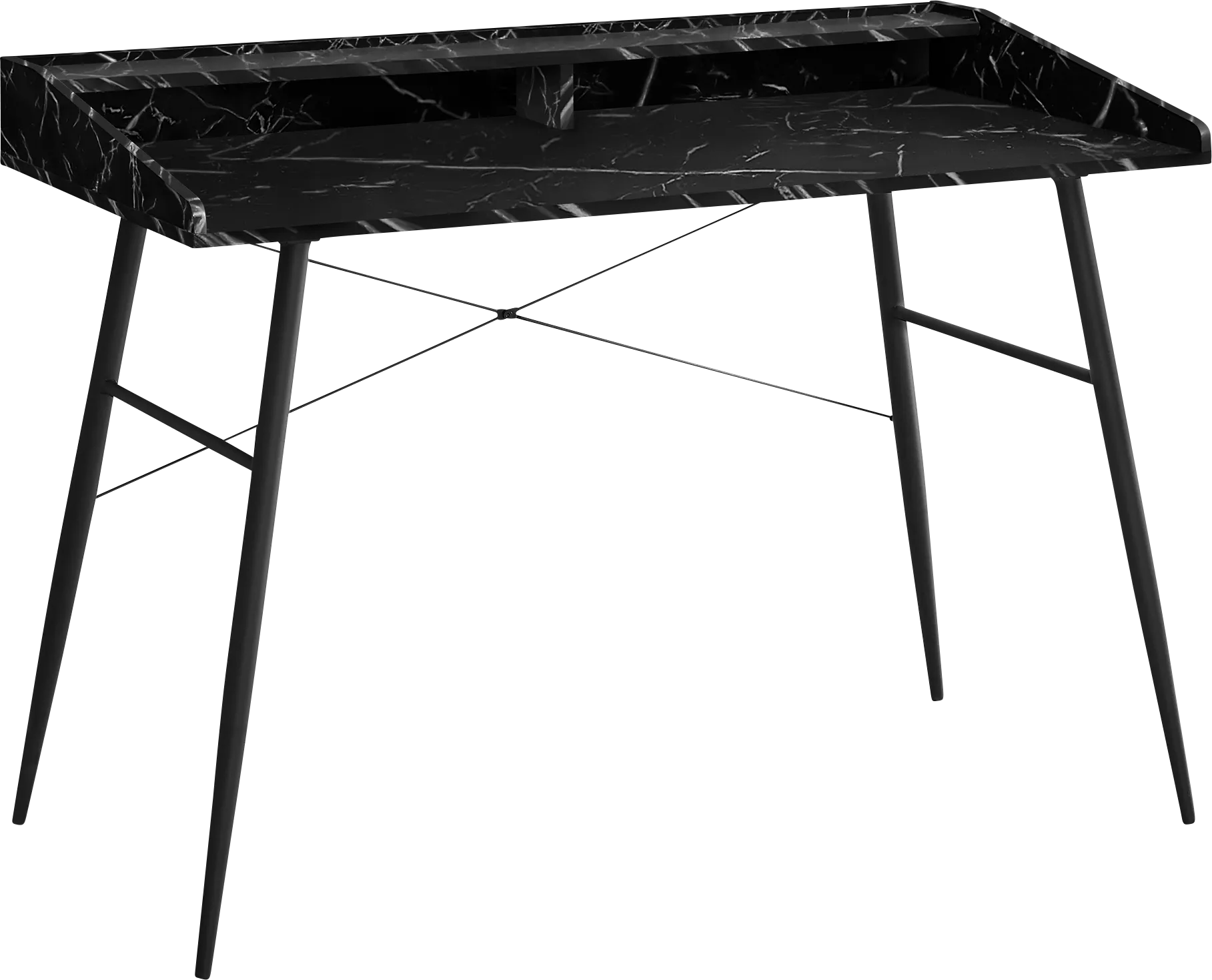 Lambright Black Marble Desk - Image 1