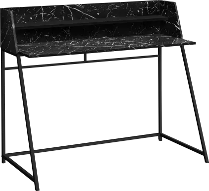 Minkler Black Marble Desk