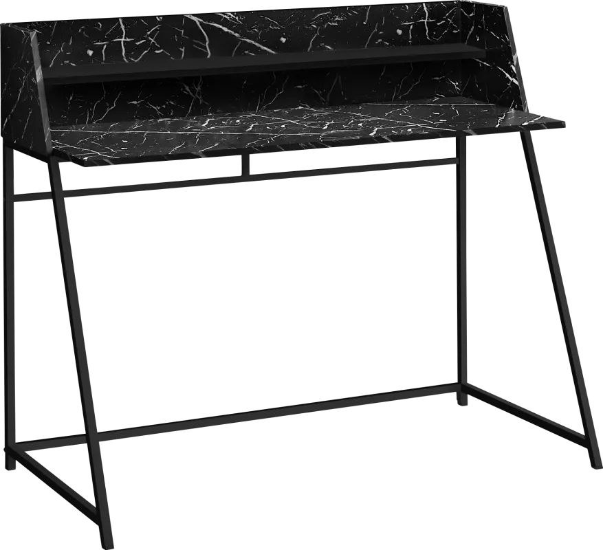 Minkler Black Marble Desk