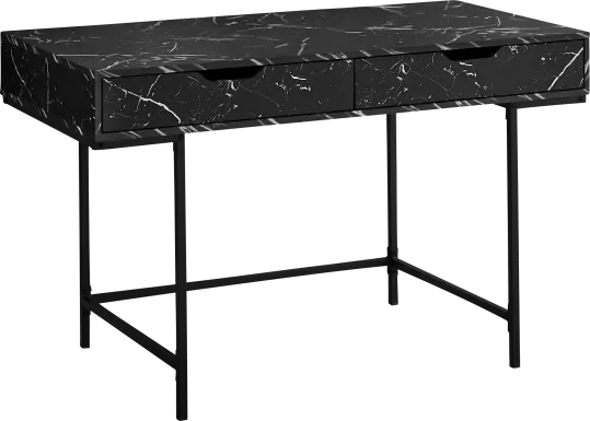 Rockmart Black Marble Desk
