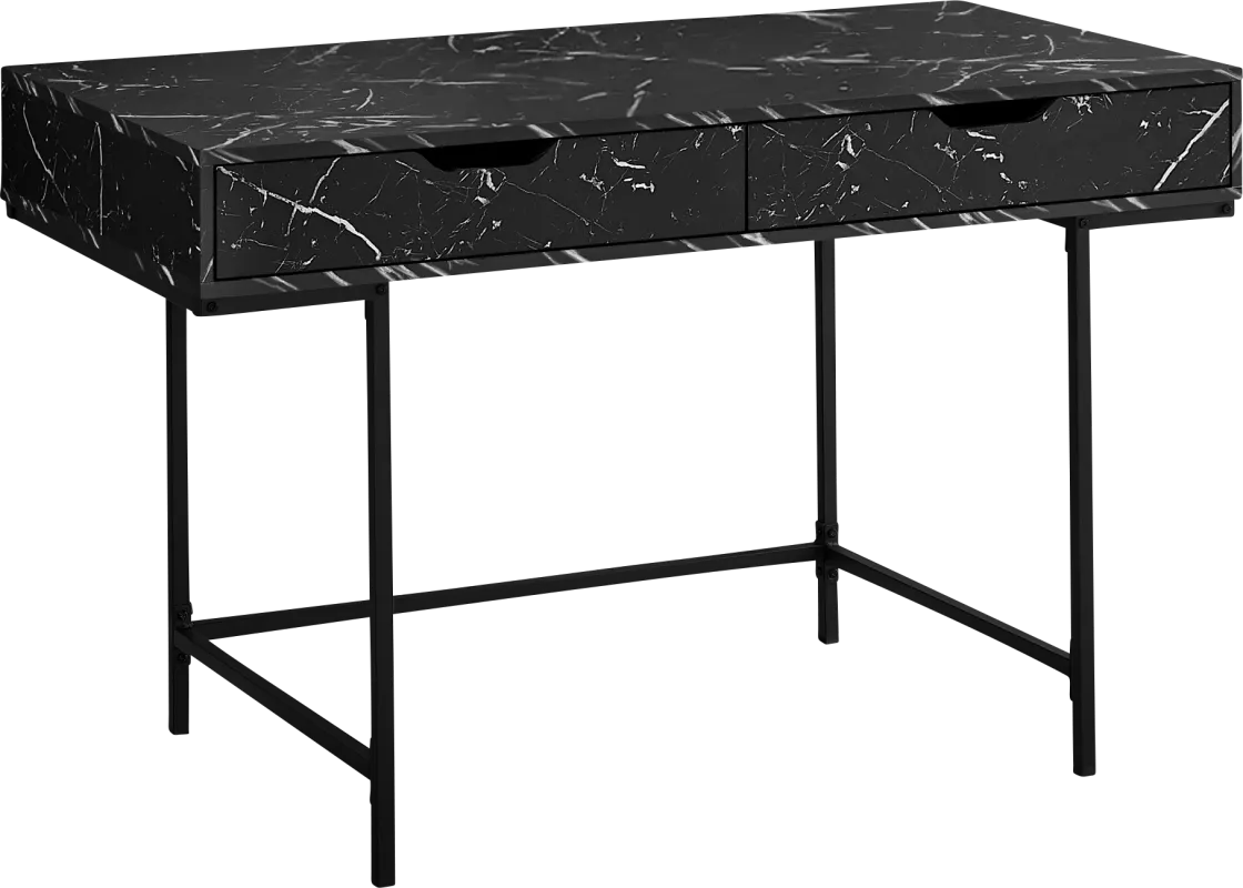 Rockmart Black Marble Desk