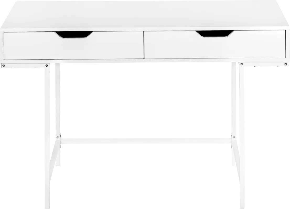 Rockmart White Desk