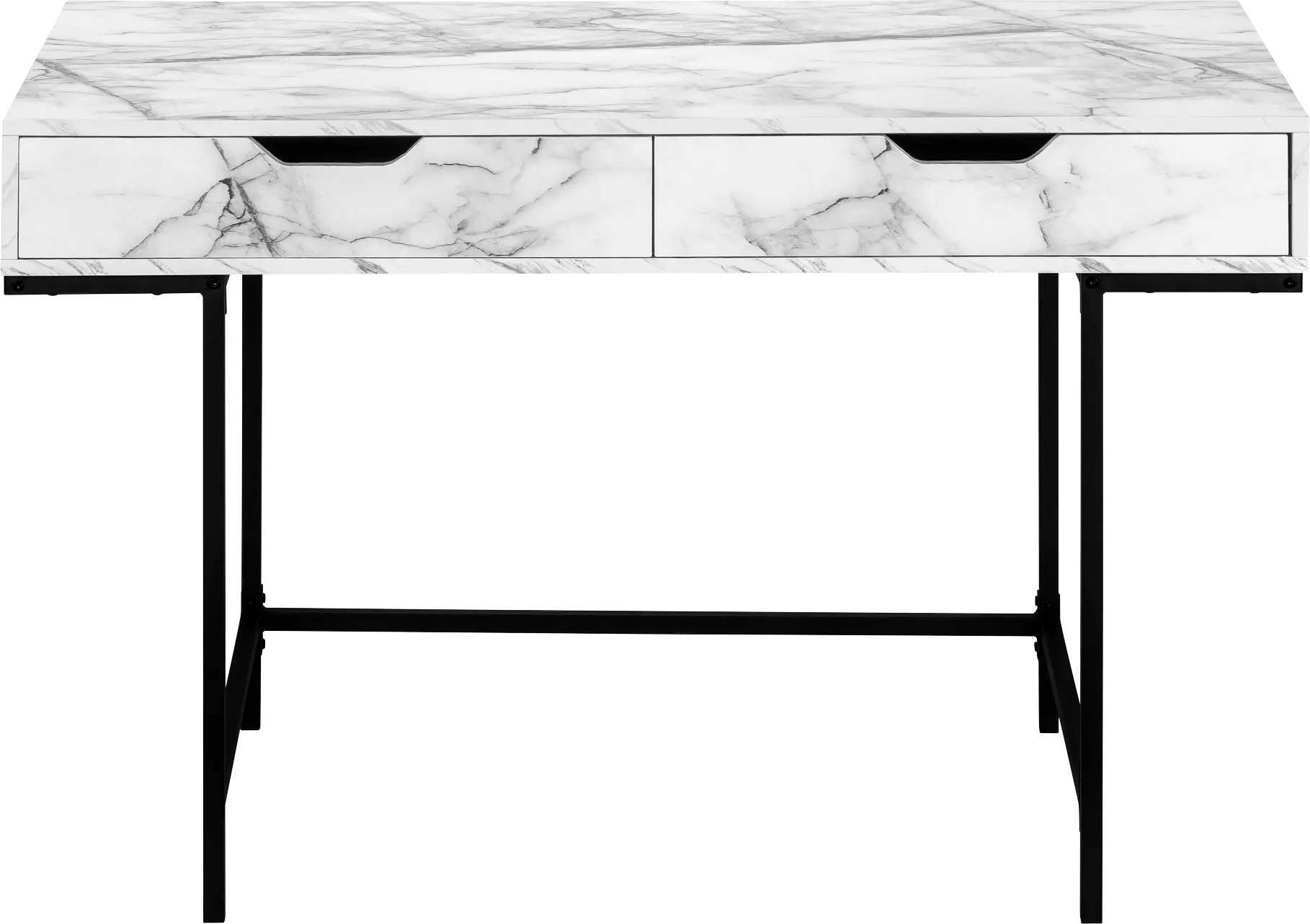 Rockmart White Marble Desk