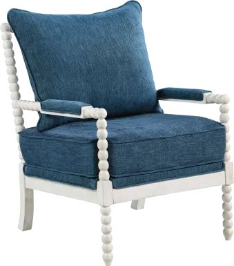 Etchern Navy Accent Chair