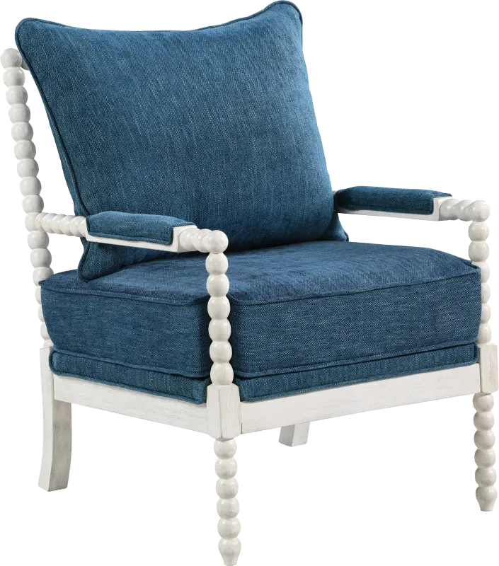 Etchern Navy Accent Chair