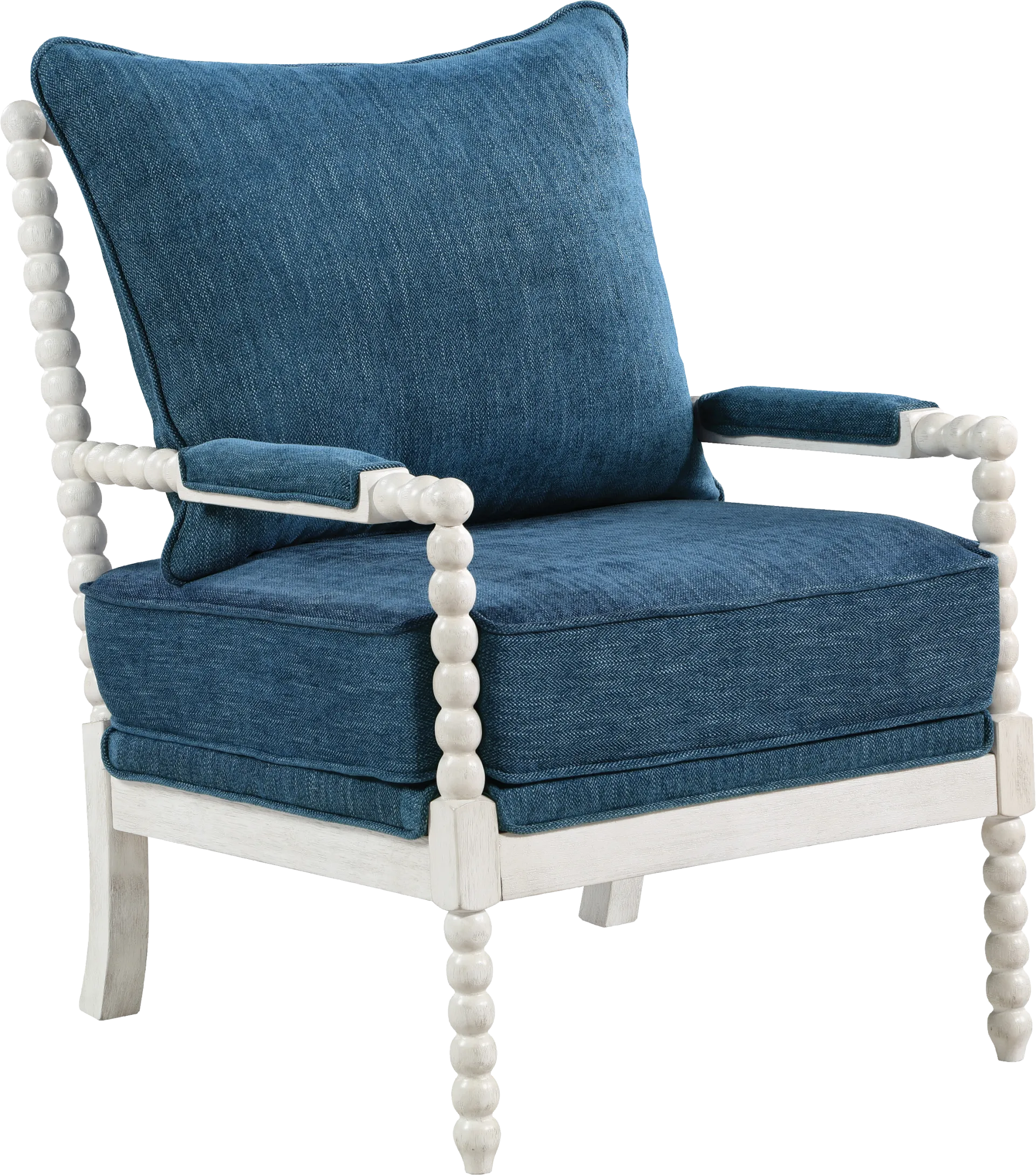 Etchern Navy Accent Chair - Image 1