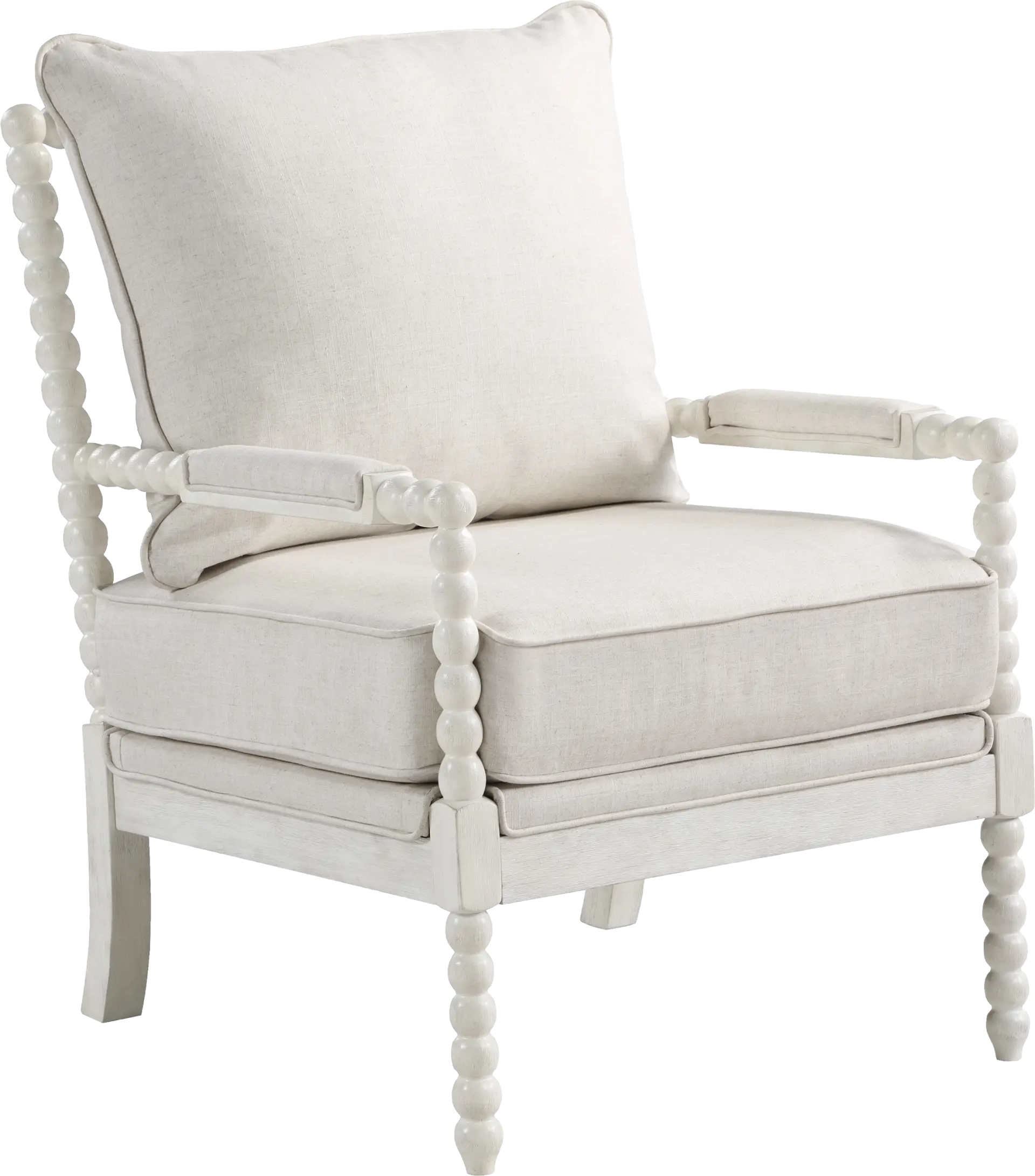 Etchern Cream Accent Chair