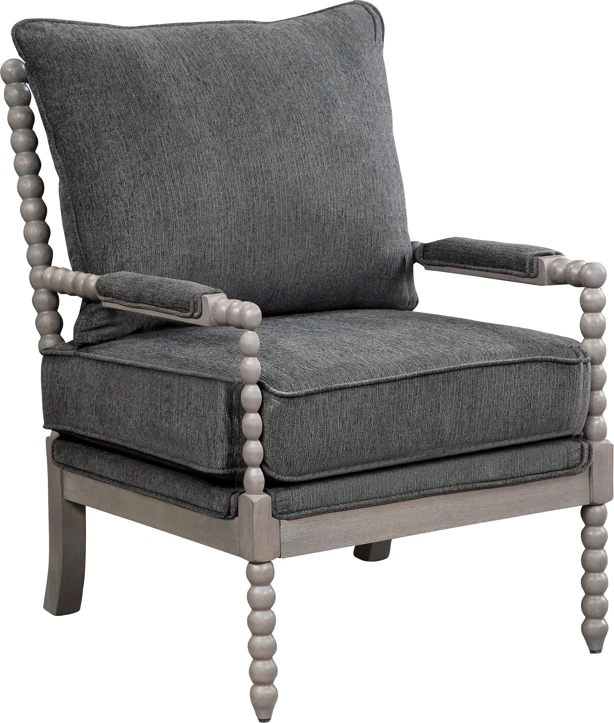 Avinelle Dark Gray Accent Chair