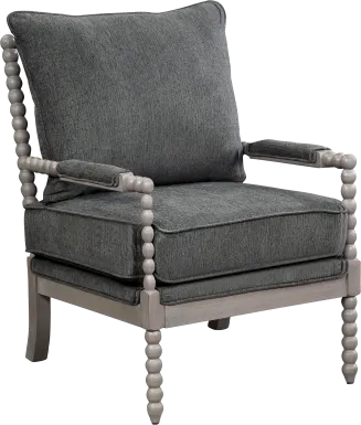 Avinelle Dark Gray Accent Chair