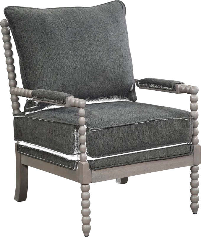 Avinelle Dark Gray Accent Chair