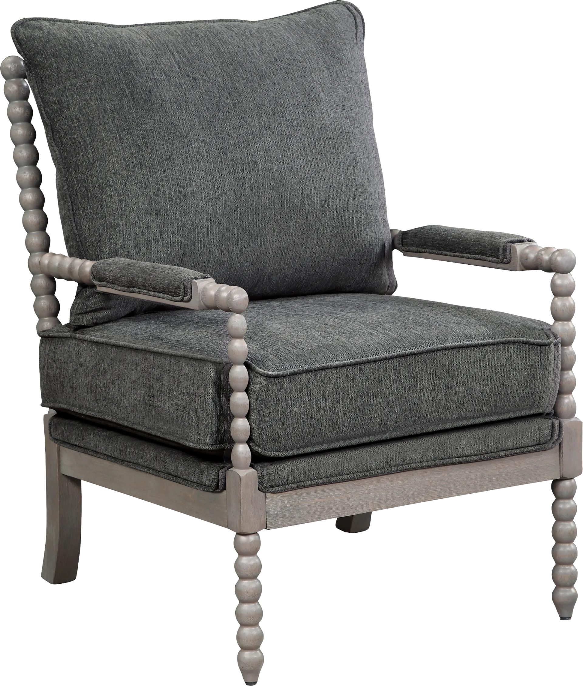 Avinelle Dark Gray Accent Chair - Image 1