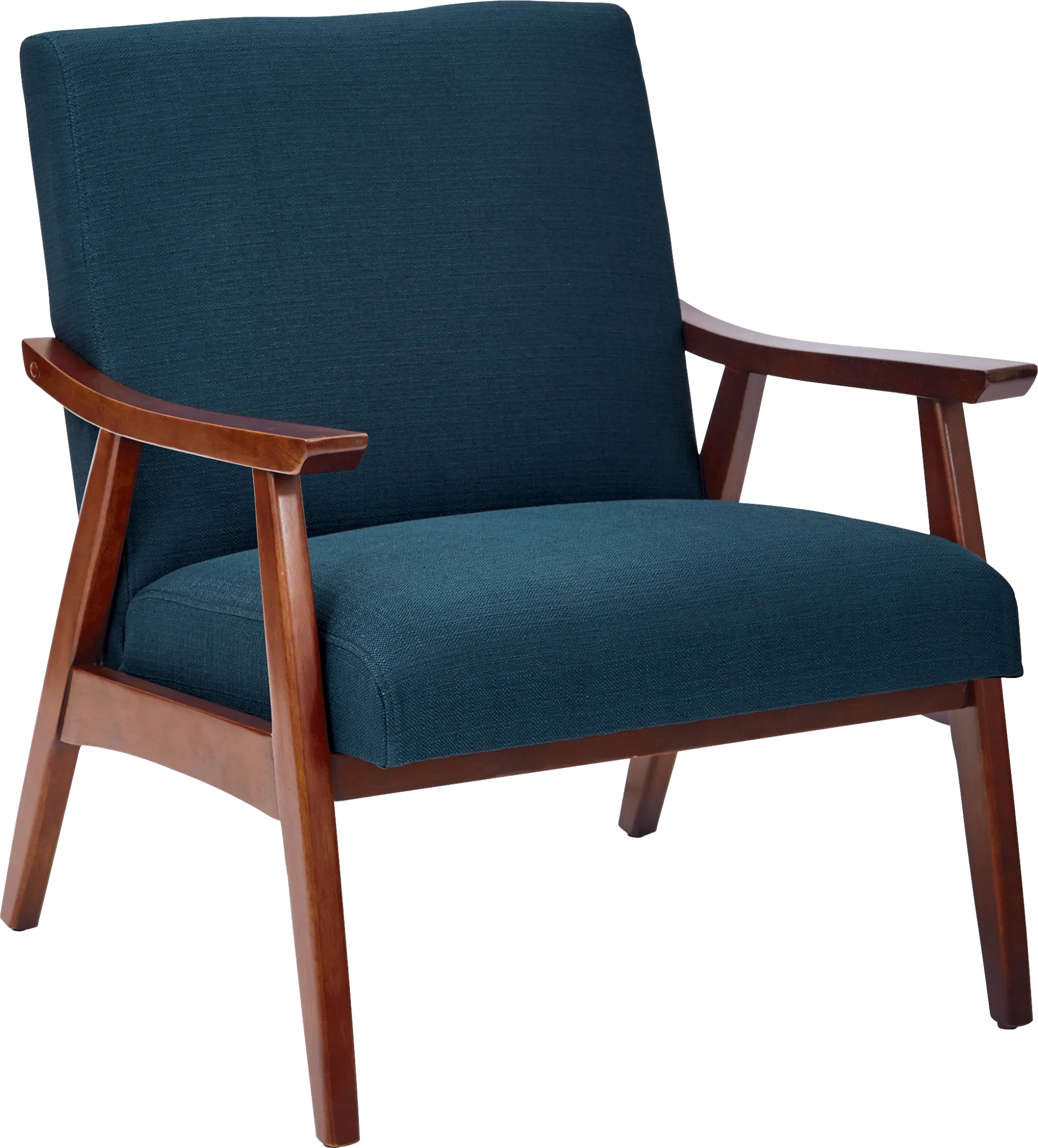 Avott Dark Blue Accent Chair - Image 1