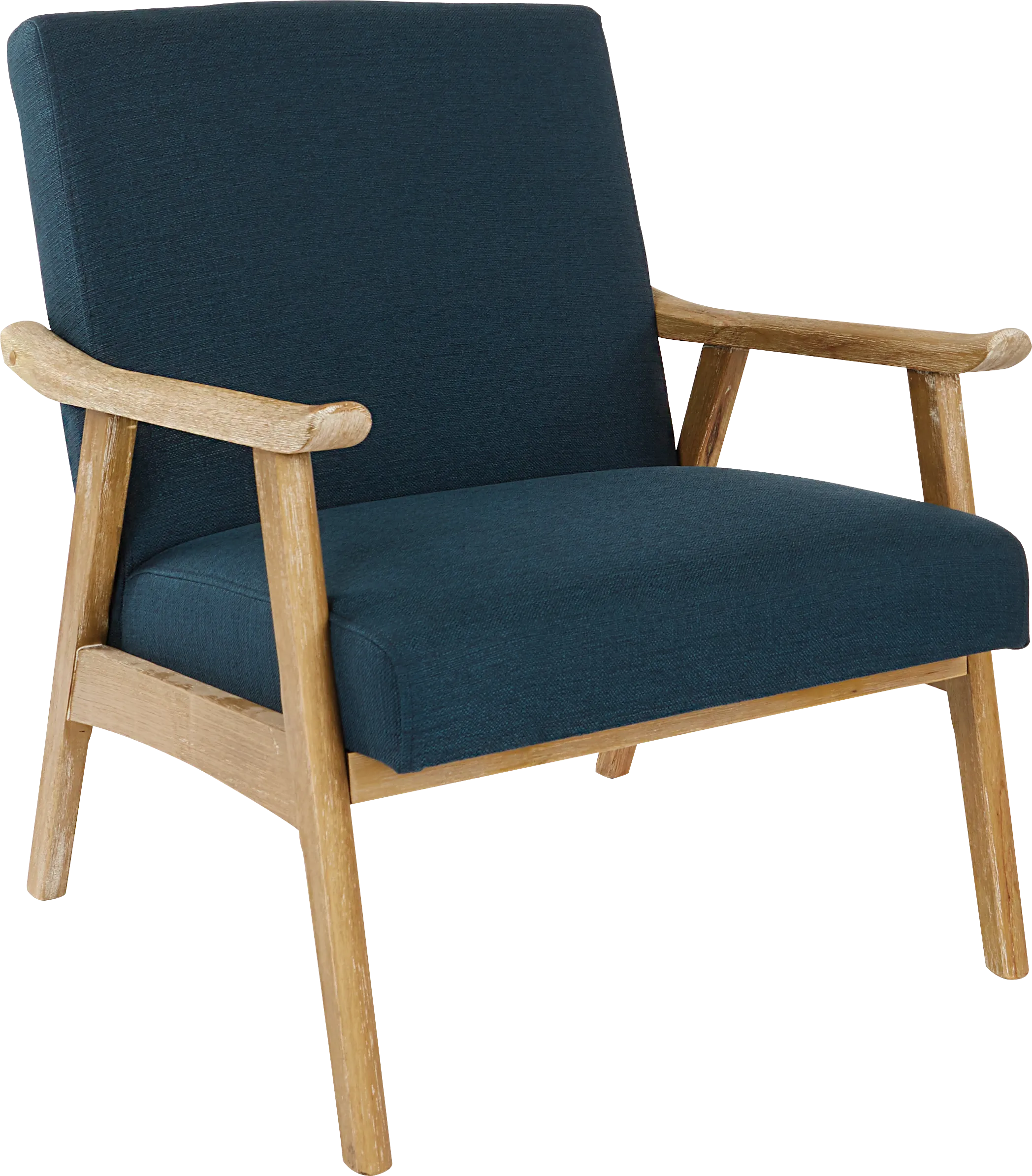 Sarapan I Dark Blue Accent Chair - Thumbnail - Image 1