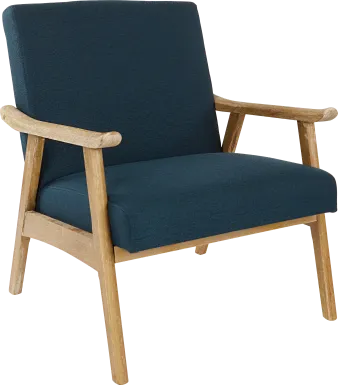 Sarapan I Dark Blue Accent Chair