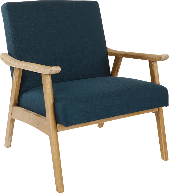 Sarapan I Dark Blue Accent Chair