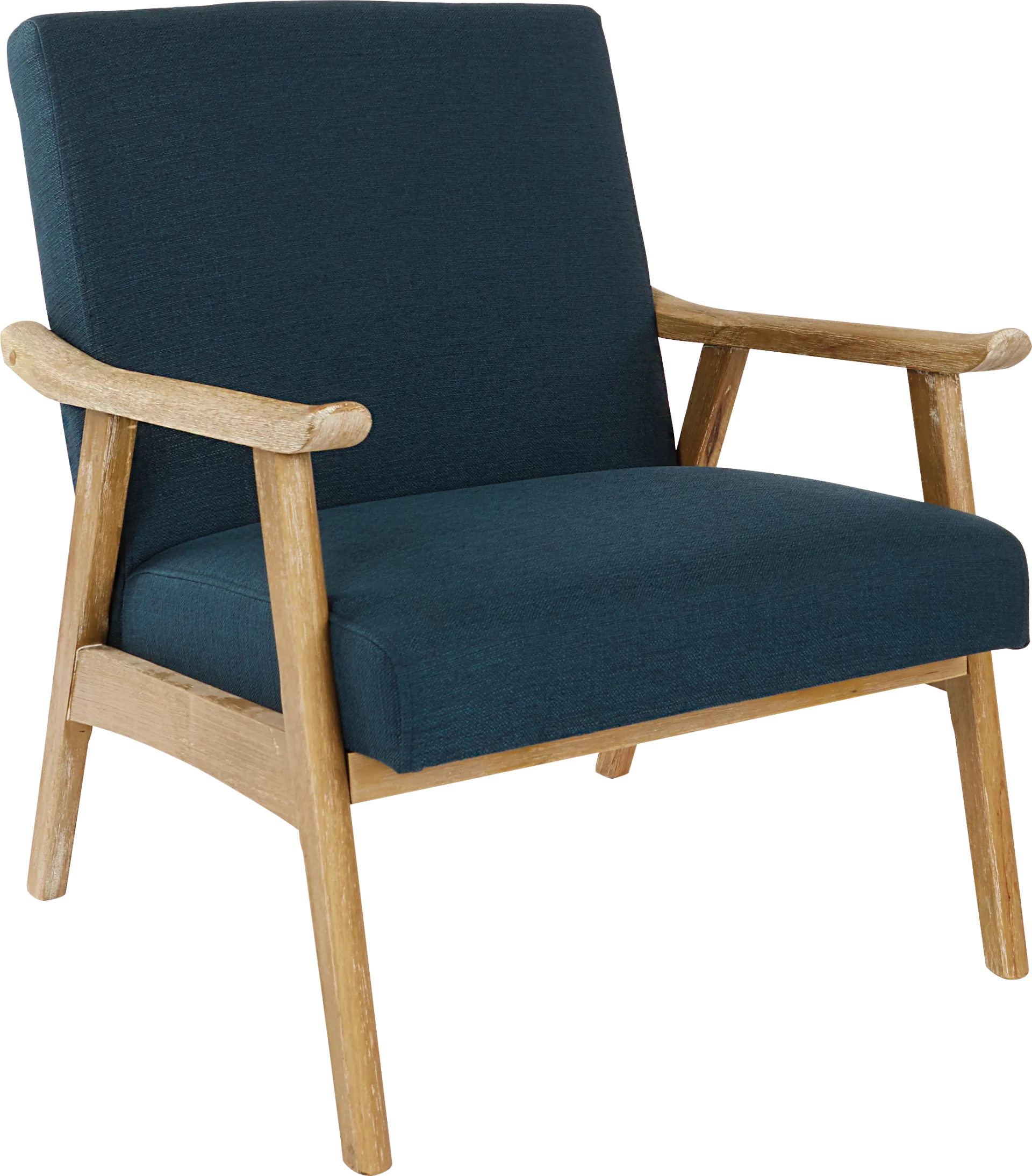 Sarapan I Dark Blue Accent Chair - Image 1