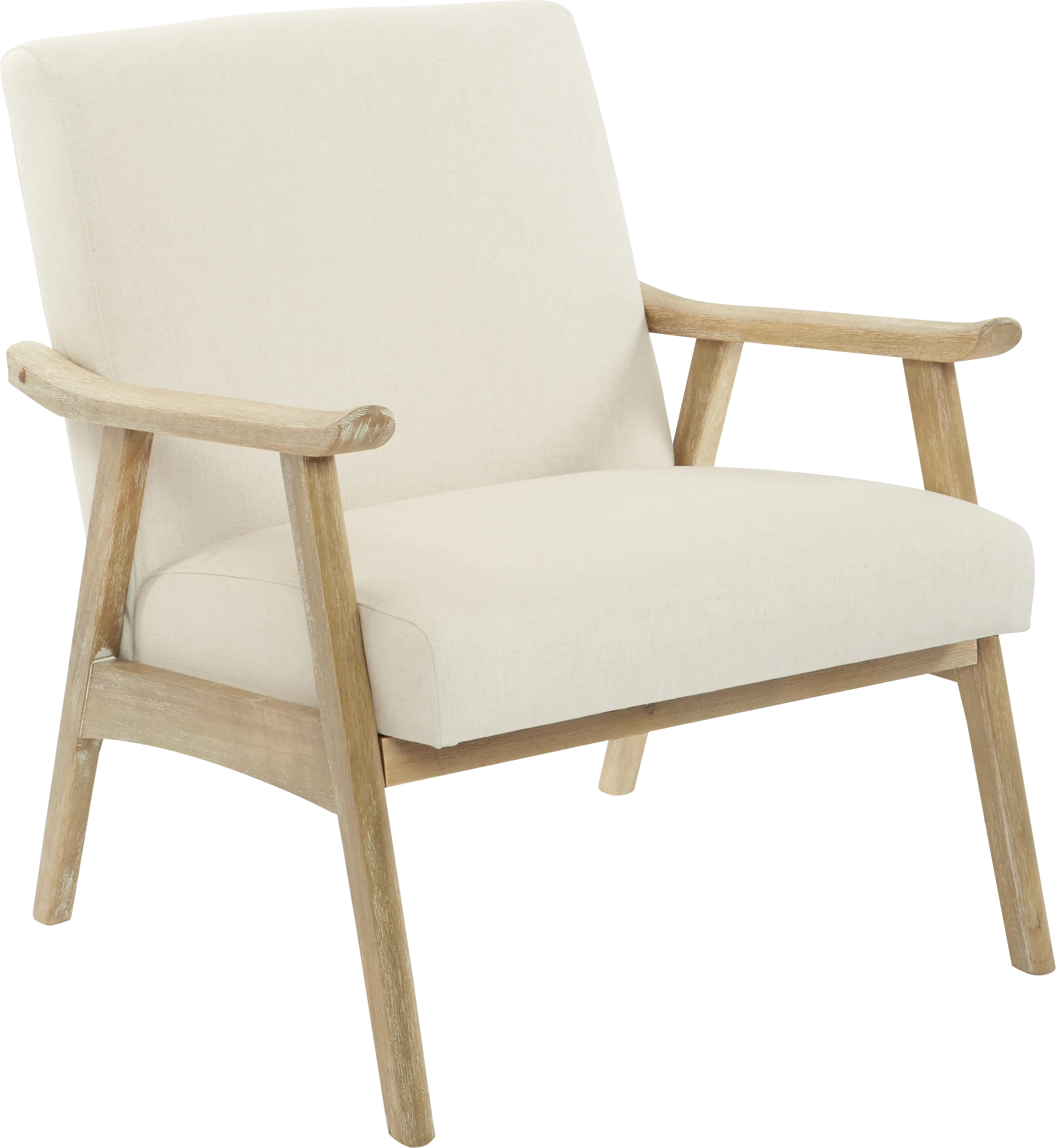 Sarapan I Cream Accent Chair