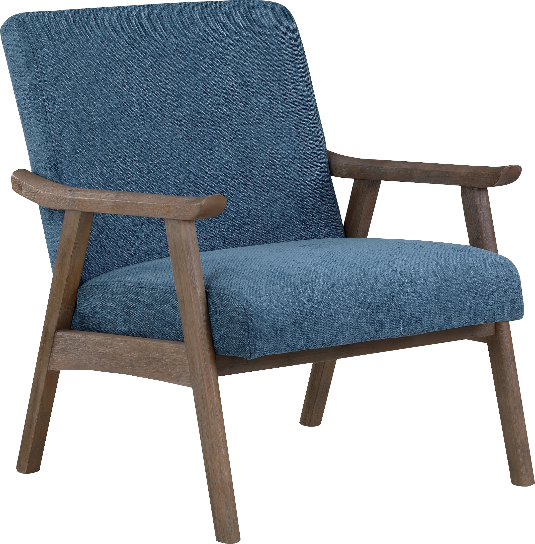 Sarapan II Navy Accent Chair - Thumbnail - Image 1