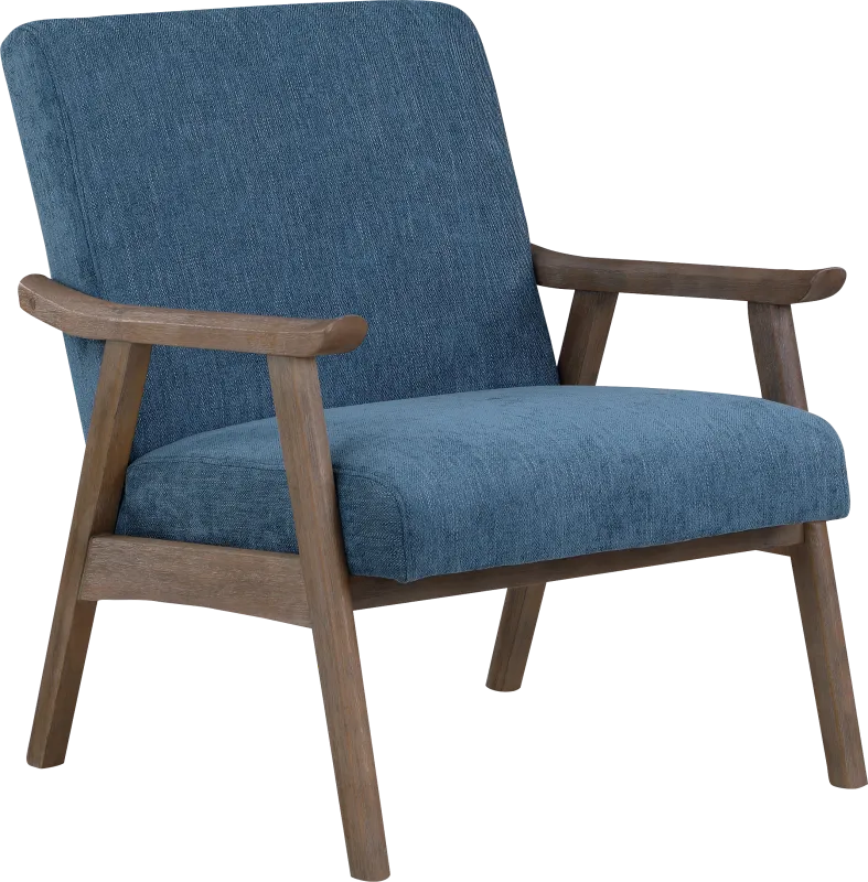 Sarapan II Navy Accent Chair