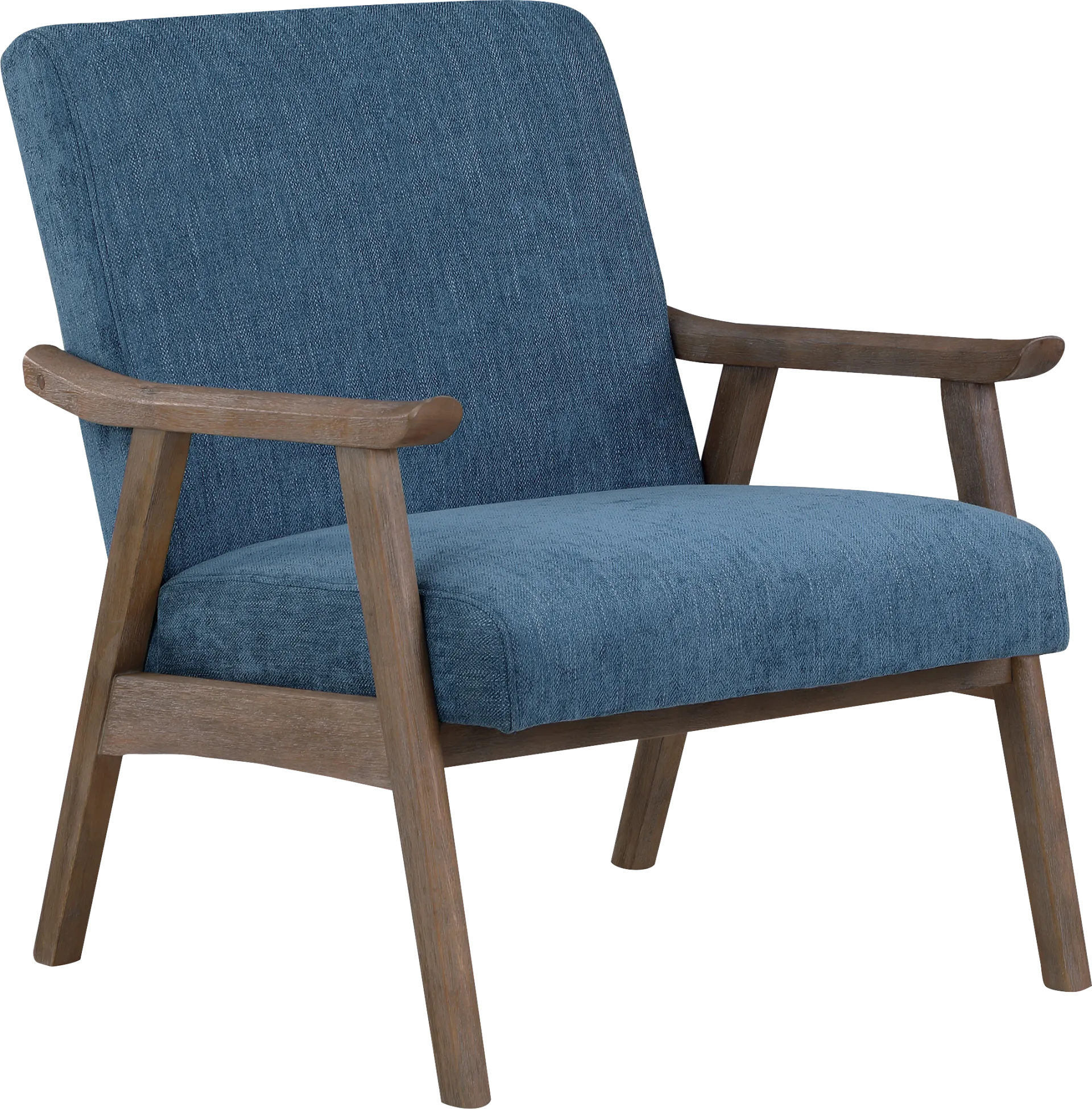 Sarapan II Navy Accent Chair - Image 1