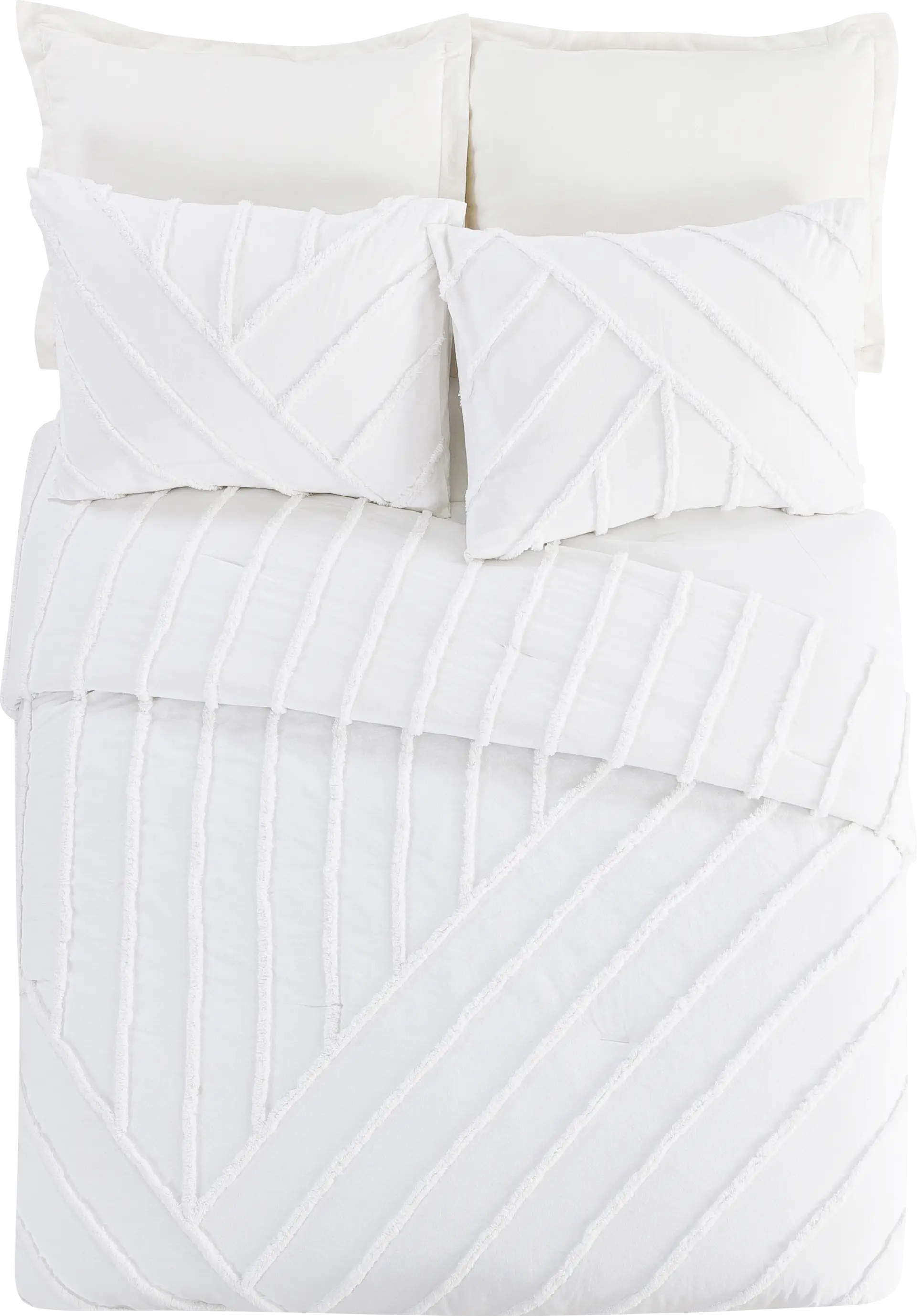 Winthorne White Full/Queen 3 Pc Comforter Set