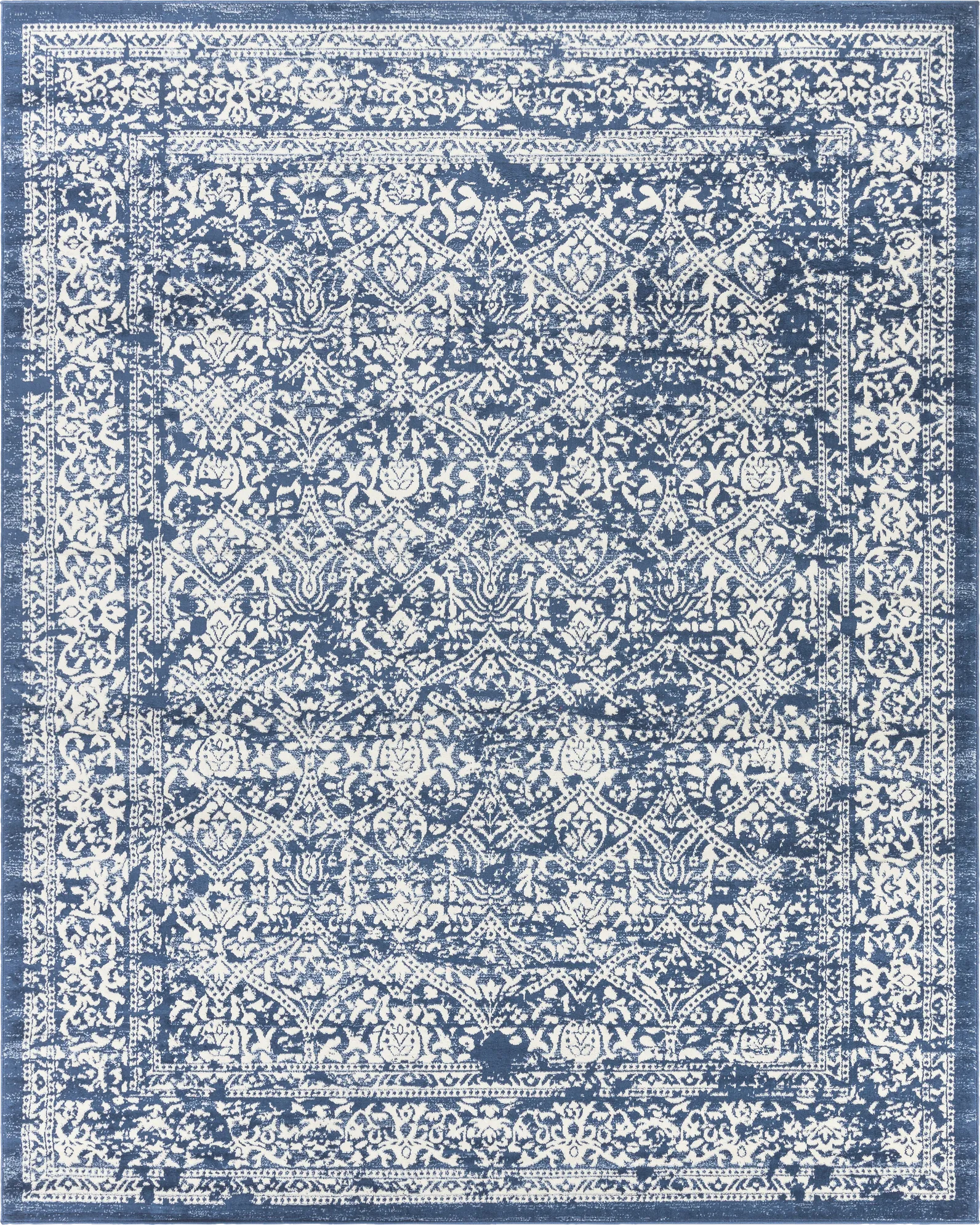 Shinnwood II Blue 7'10 x 10' Rug - Image 1