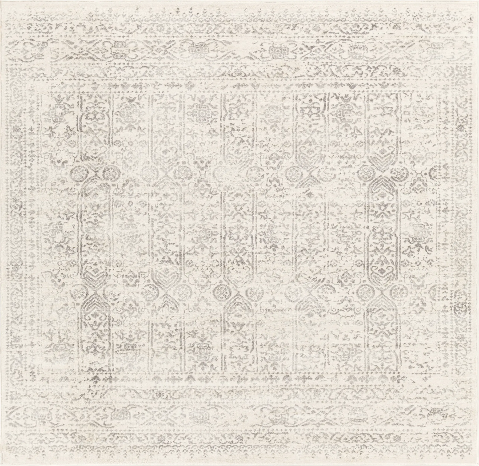 Shinnwood III Cream 6'7 Square Rug - Thumbnail - Image 1